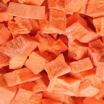 Frozen Papaya Cubes